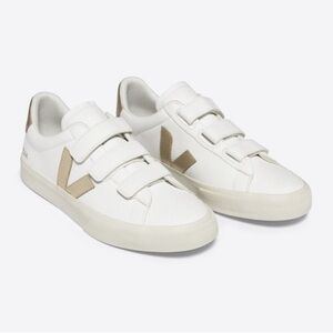 Veja Recife Leather White Platine Sneakers